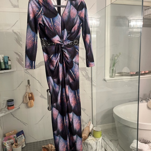 Lipsy London dress maxi length size 6 glam dress - Picture 10 of 17